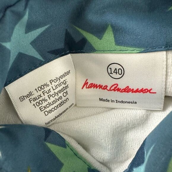 Hanna Andersson Seven Days A Week Jacket 140 / 10 School Blue - Picture 4 of 12